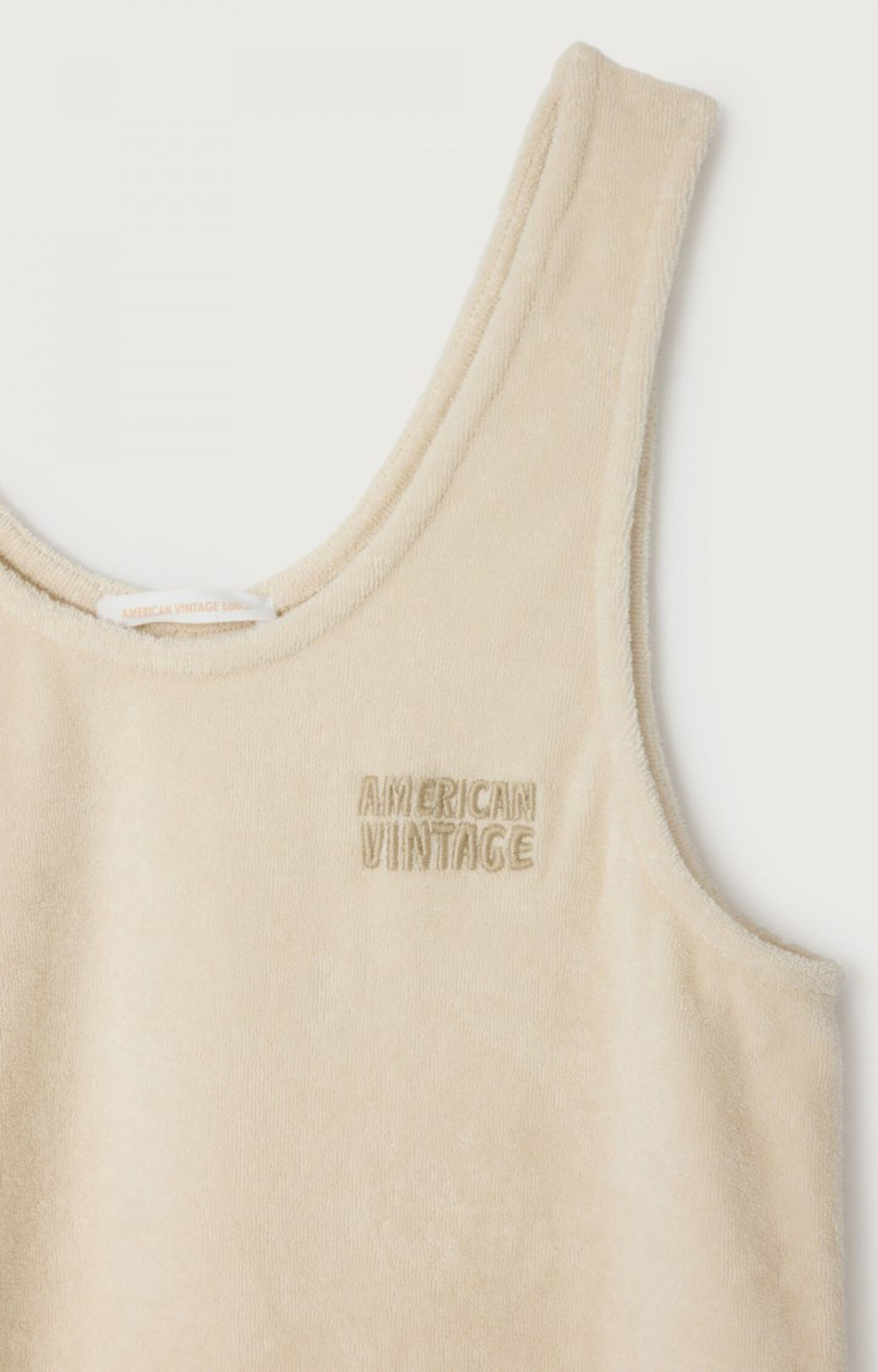 American Vintage FUX01AH26 – Camiseta sin mangas de mujer – Estilo casual – Talla L – vista adicional
