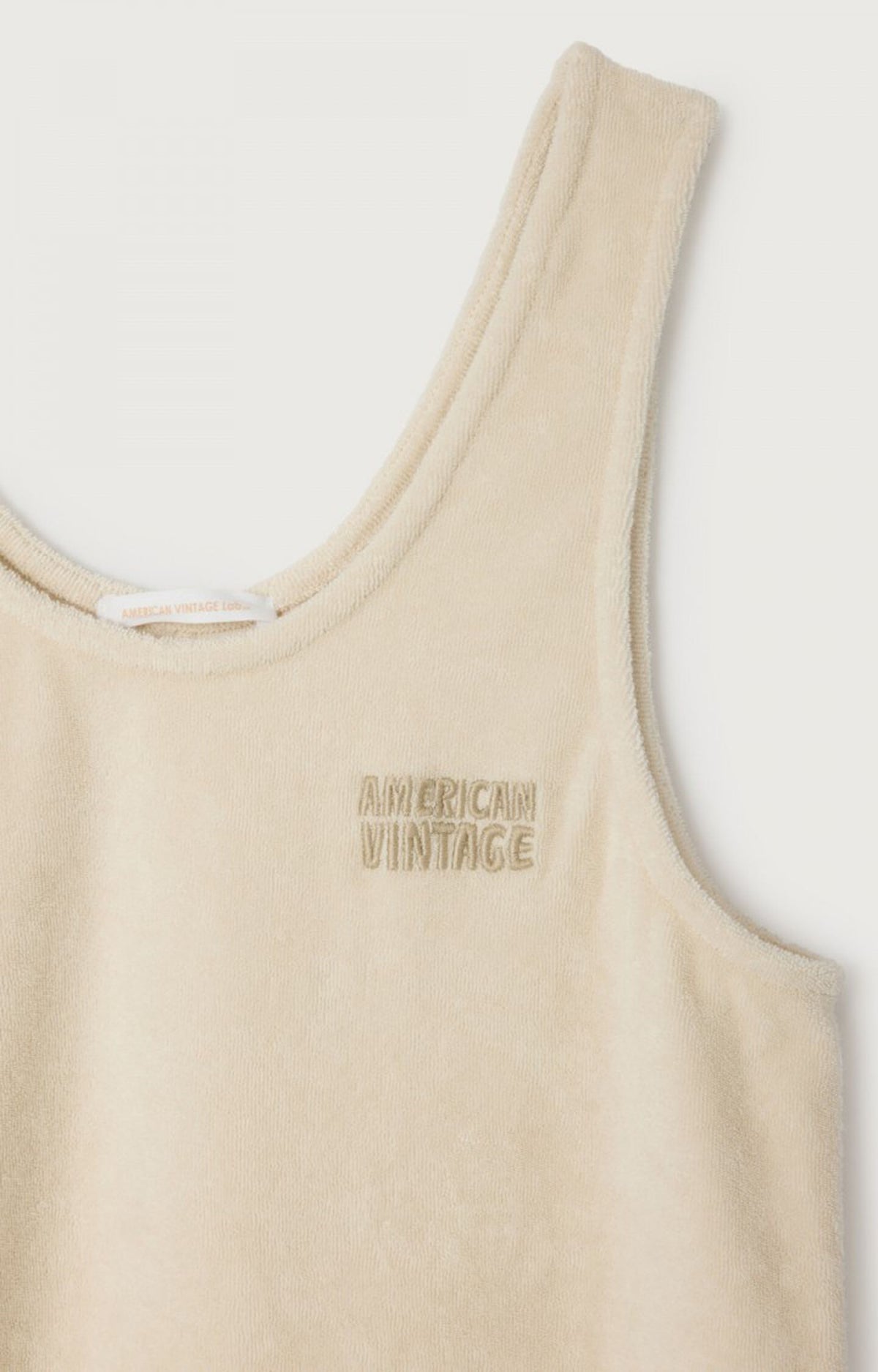 American Vintage FUX01AH26 – Camiseta sin mangas de mujer – Estilo casual – Talla L – vista adicional