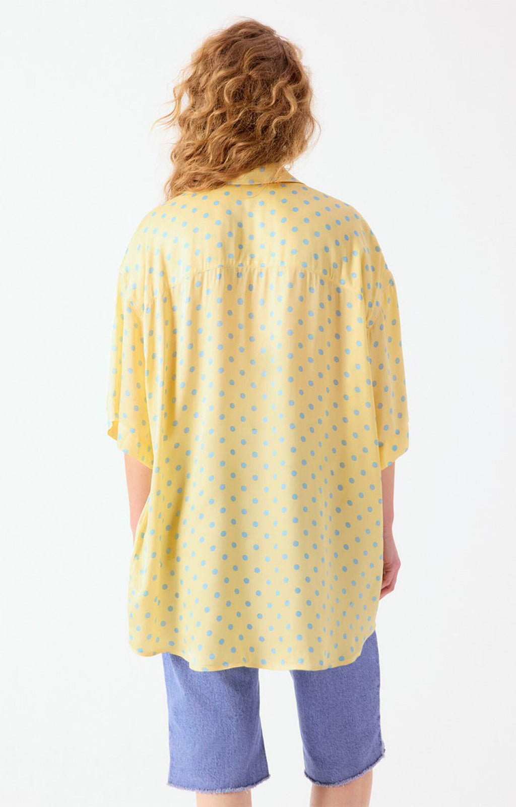 American Vintage BOV06AIE26 – Camisa de mujer de manga corta y corte amplio – Estilo casual – Talla única – vista adicional