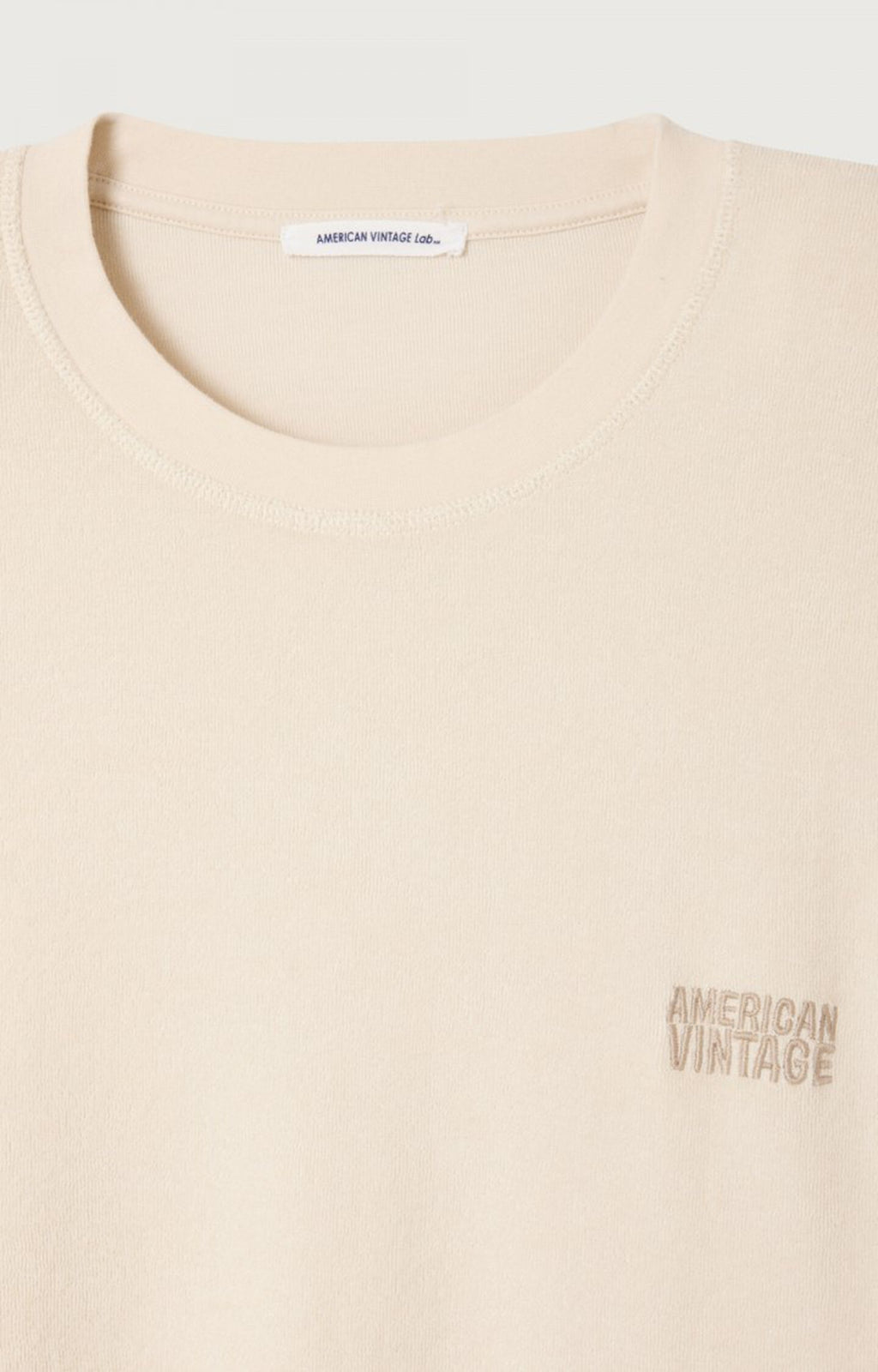 American Vintage MFUX02AH26 – Camiseta de hombre de manga corta y corte amplio – Estilo casual – Tallas S, M/L, XL – vista adicional