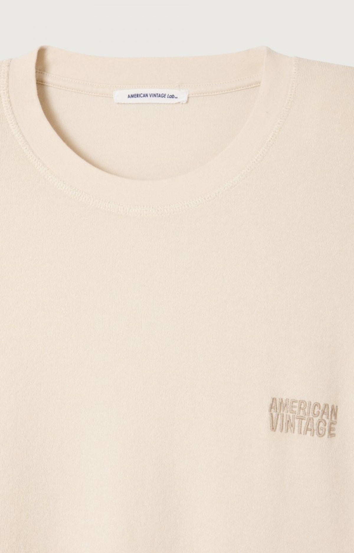 American Vintage MFUX02AH26 – Camiseta de hombre de manga corta y corte amplio – Estilo casual – Tallas S, M/L, XL – vista adicional