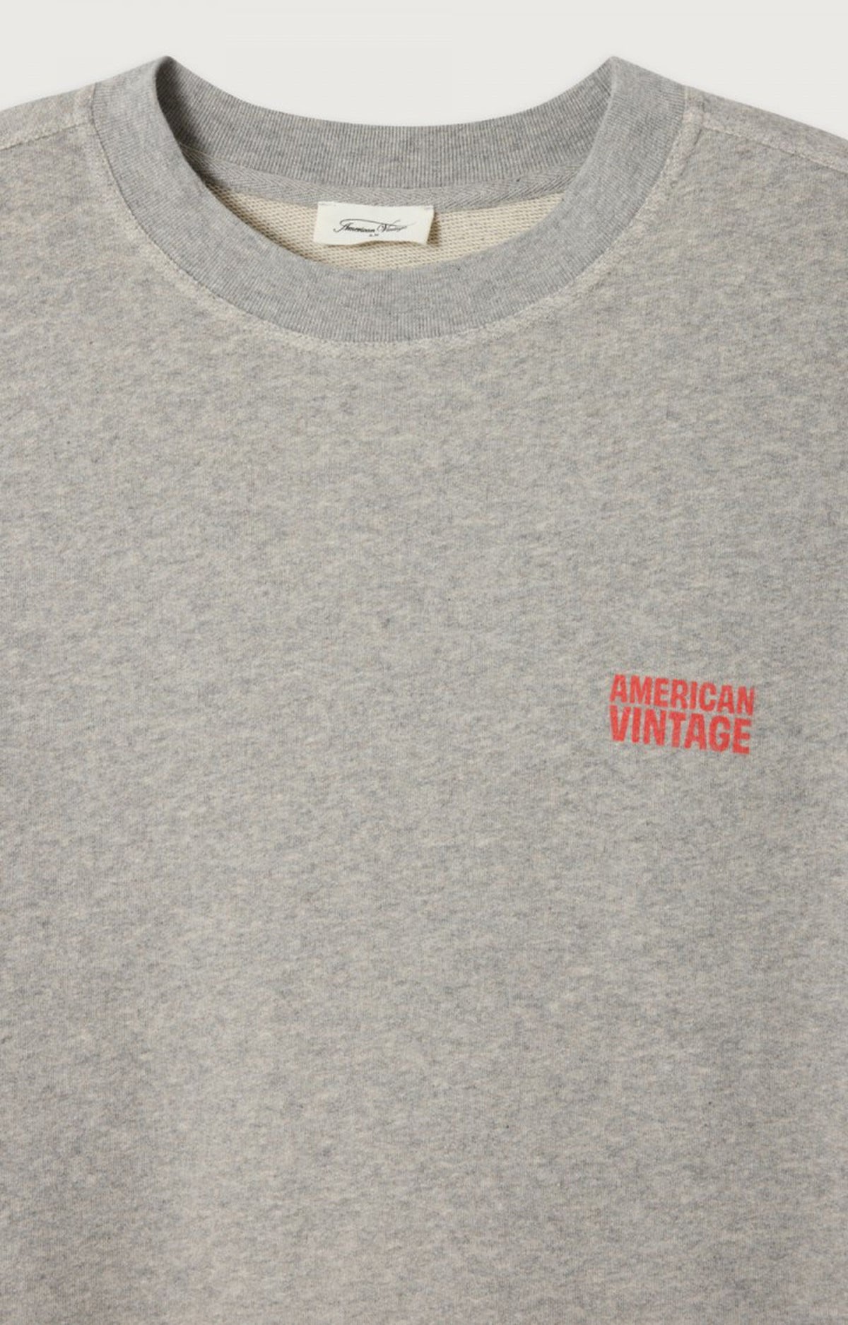 American Vintage MNYZ03BH26 – Sudadera de hombre de manga corta y cuello redondo – Estilo casual – Tallas XS, S, M/L, XL – vista adicional