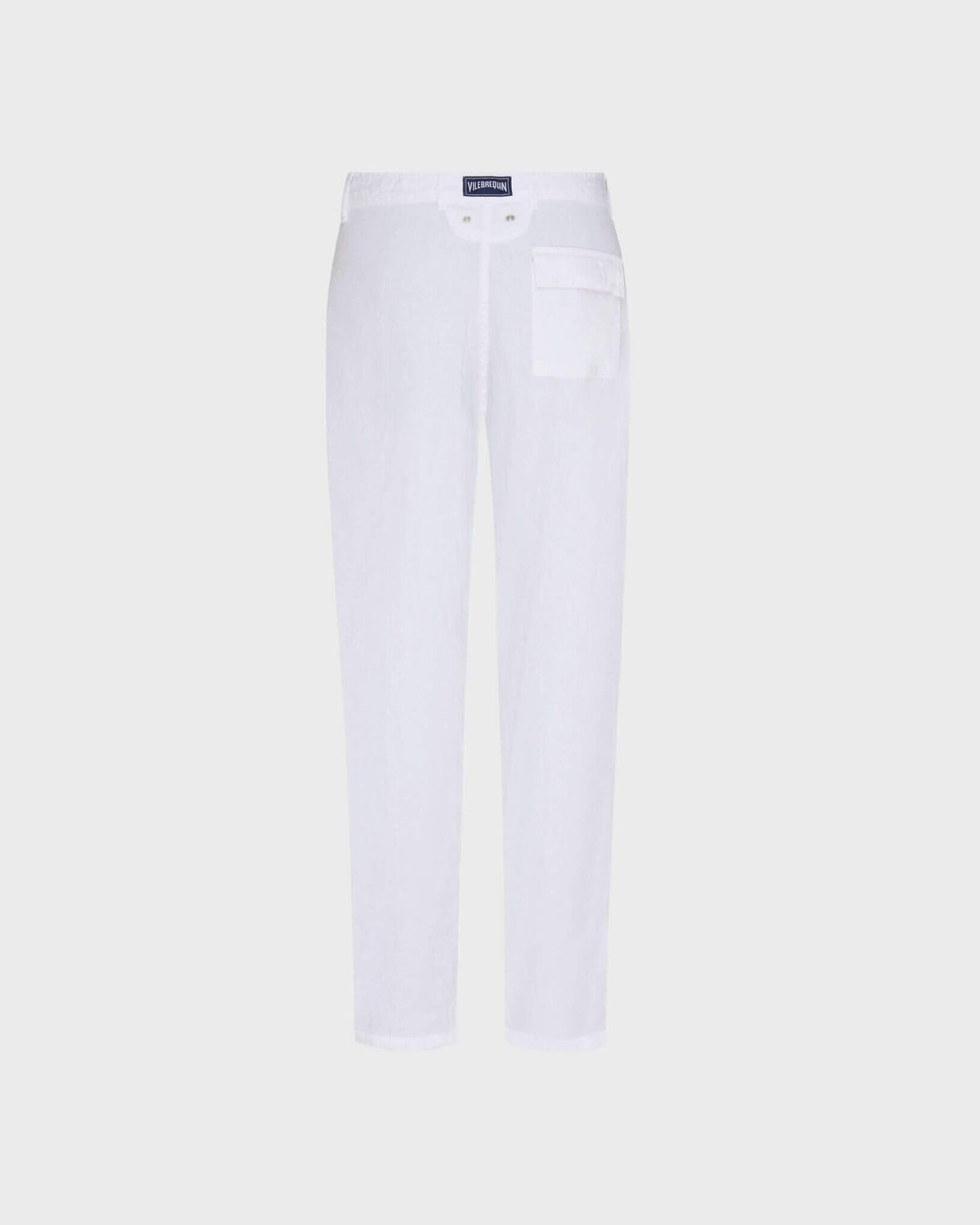 VILEBREQUIN Panache – Pantalón blanco de lino puro (100 %) para hombre – Estilo mediterráneo elegante – Tallas S, M, L y XL – vista adicional