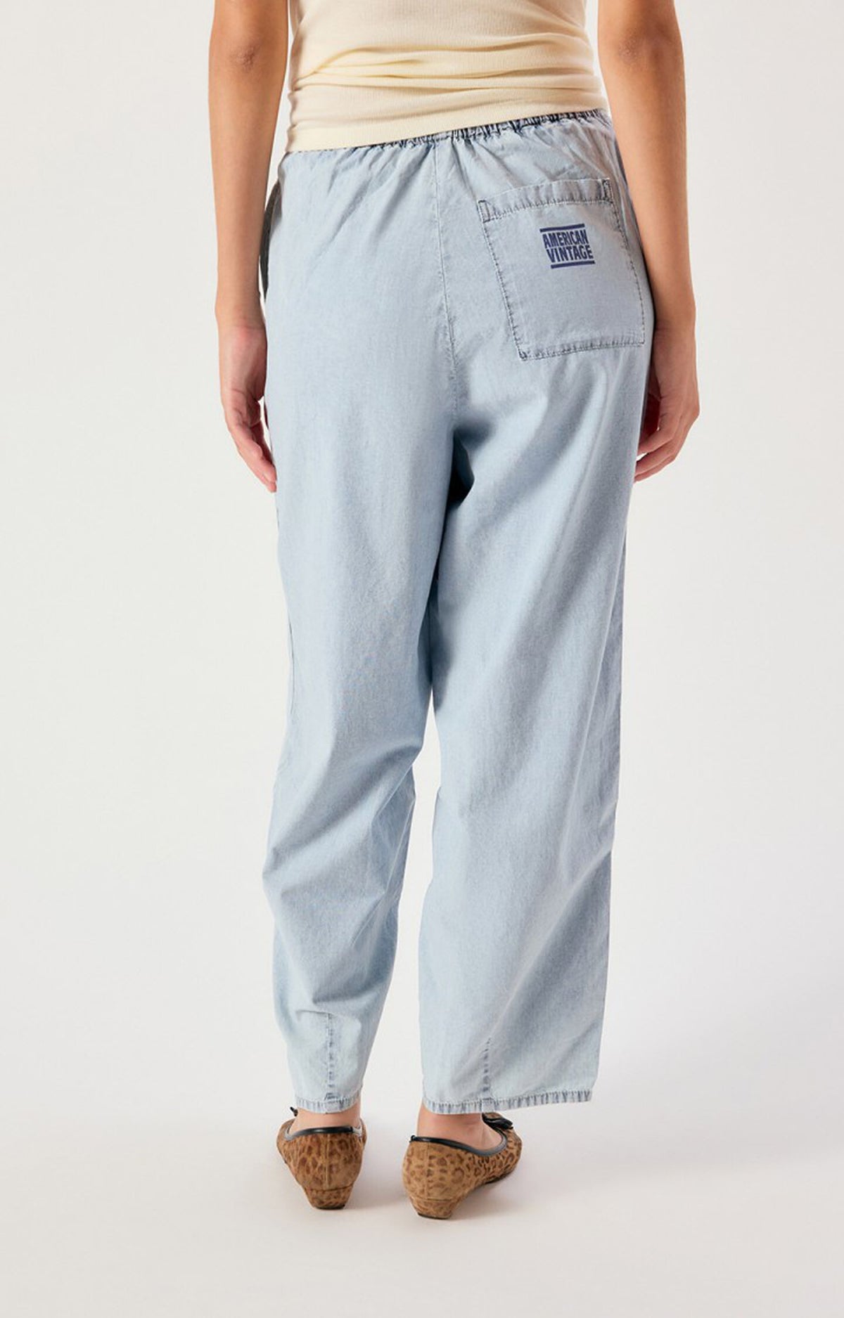 American Vintage PAYBOU – Pantalón de mujer – Estilo casual – Tallas S, M, L – vista adicional