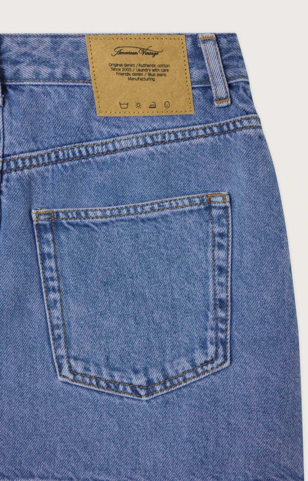 AMERICAN VINTAGE JOY13GE26 - FALDA de mujer JOYBIRD – Estilo casual – Tallas M, L – vista adicional