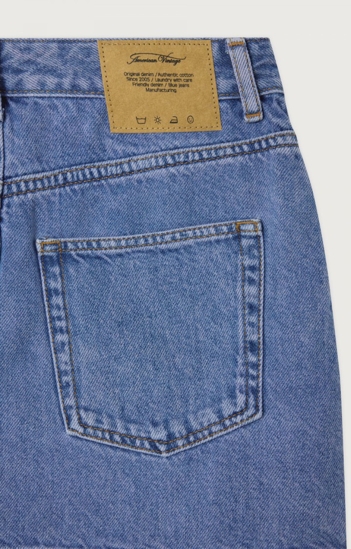 AMERICAN VINTAGE JOY13GE26 - FALDA de mujer JOYBIRD – Estilo casual – Tallas M, L – vista adicional