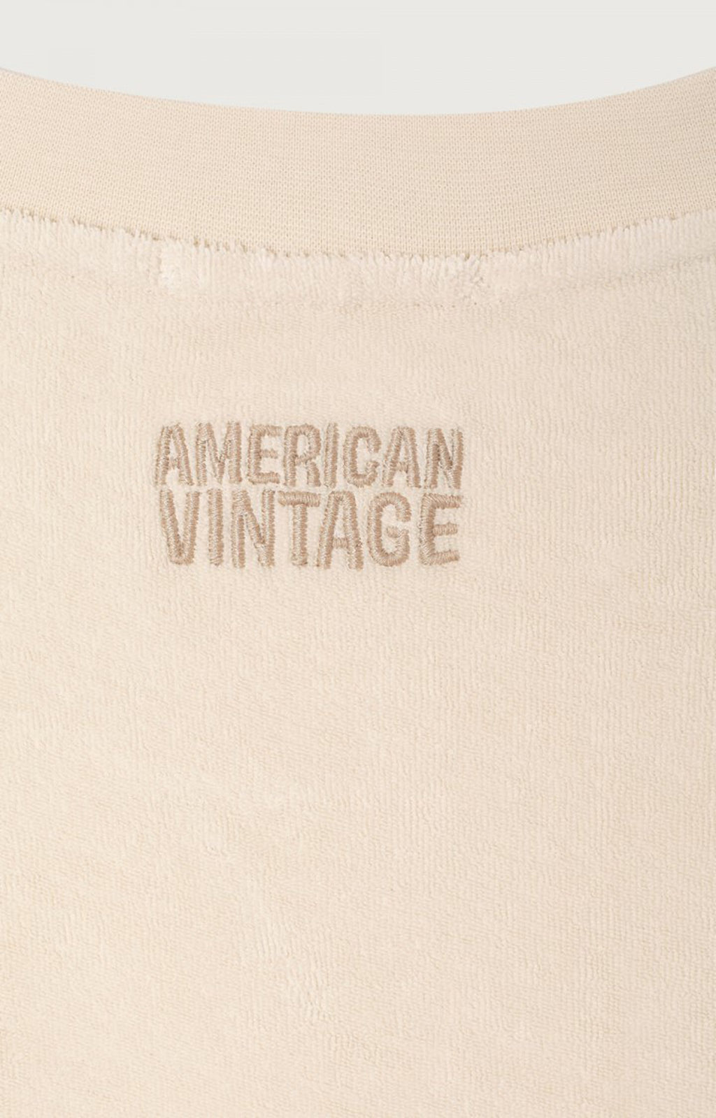 American Vintage FUX03BH26 – Sudadera de mujer de manga larga y cuello redondo – Estilo casual – Tallas S, M, L – vista adicional