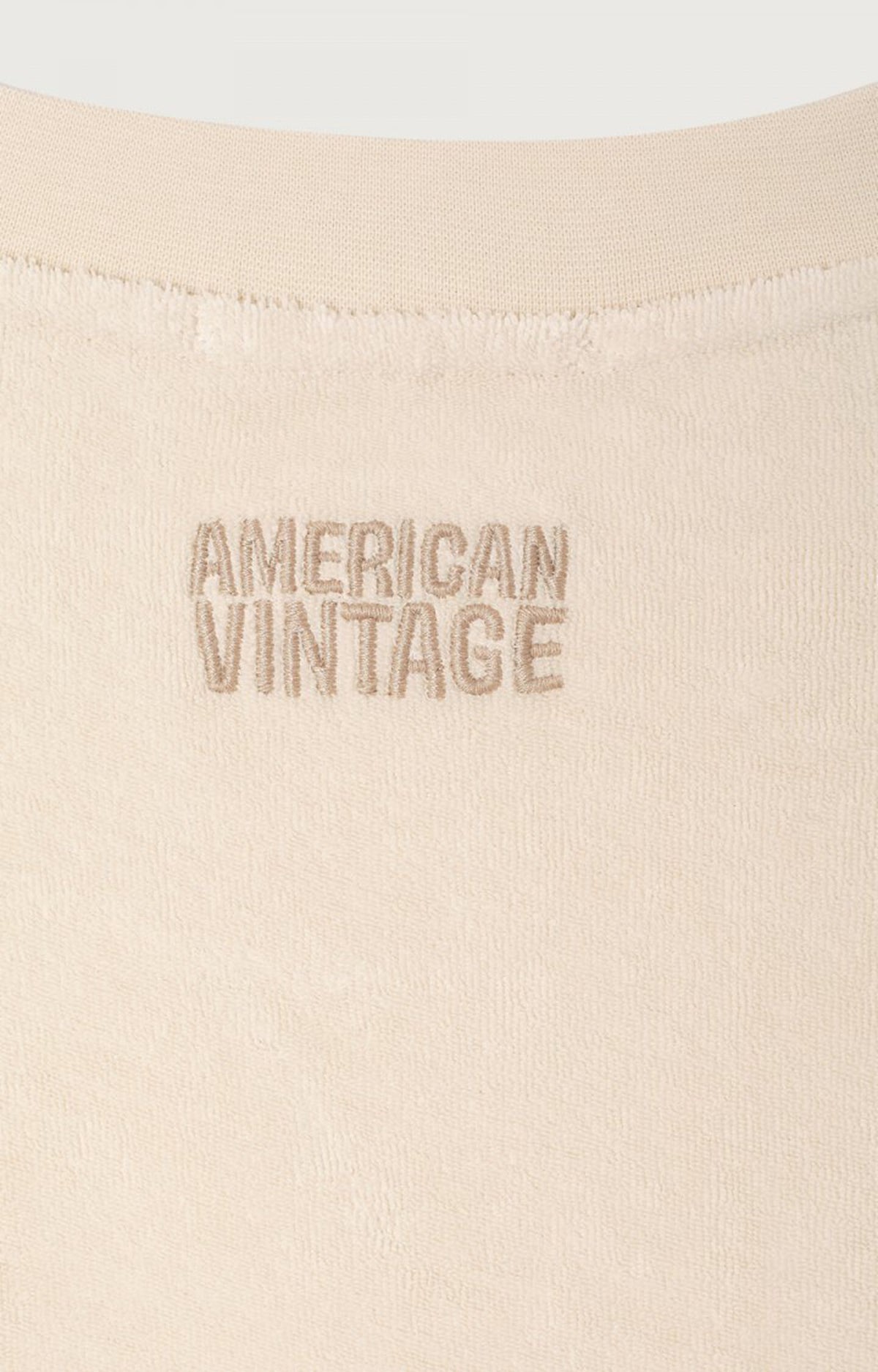 American Vintage FUX03BH26 – Sudadera de mujer de manga larga y cuello redondo – Estilo casual – Tallas S, M, L – vista adicional