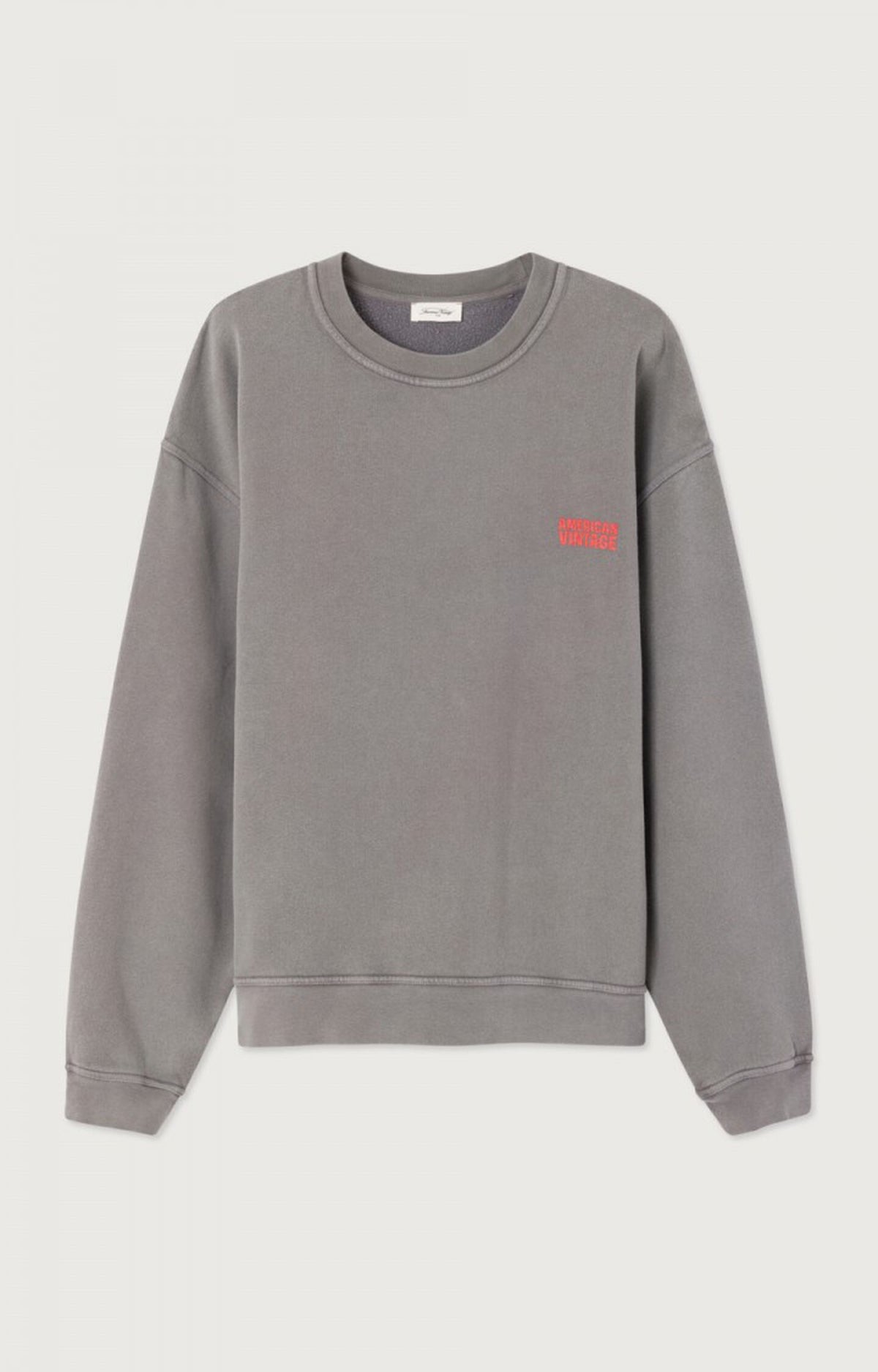 American Vintage MPLI03BH26 – Sudadera de hombre de manga larga y cuello redondo – Estilo casual – Tallas S, M, L, XL – vista adicional