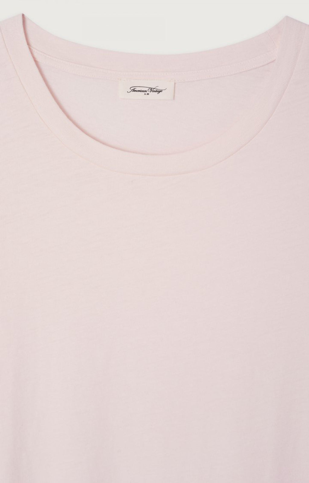 American Vintage REM02AH26 – Camiseta de mujer de manga corta y cuello redondo – Estilo casual – Tallas S, M, L – vista adicional