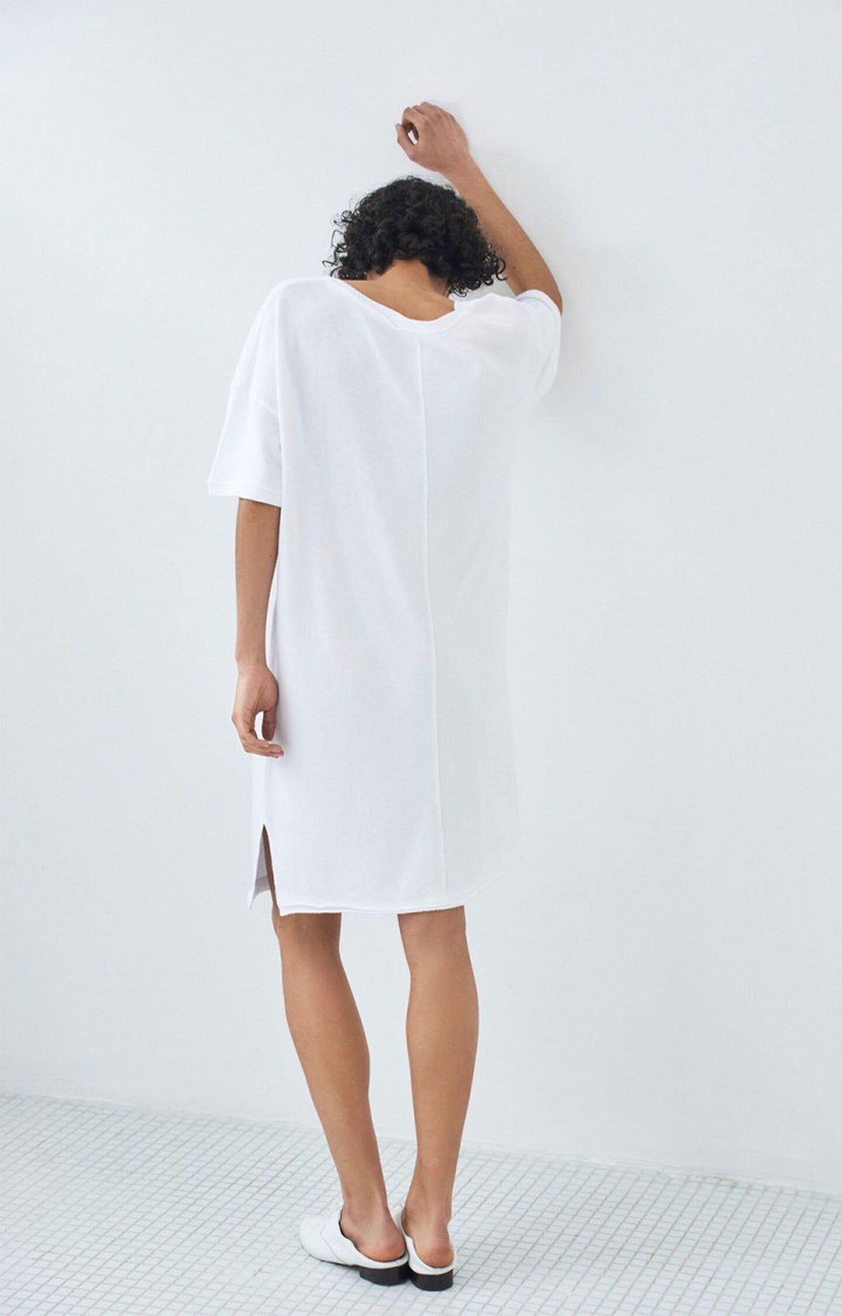 American Vintage VIB14AE26 – Vestido de mujer de manga corta y corte amplio – Estilo casual – Tallas XS/S, M/L – vista adicional