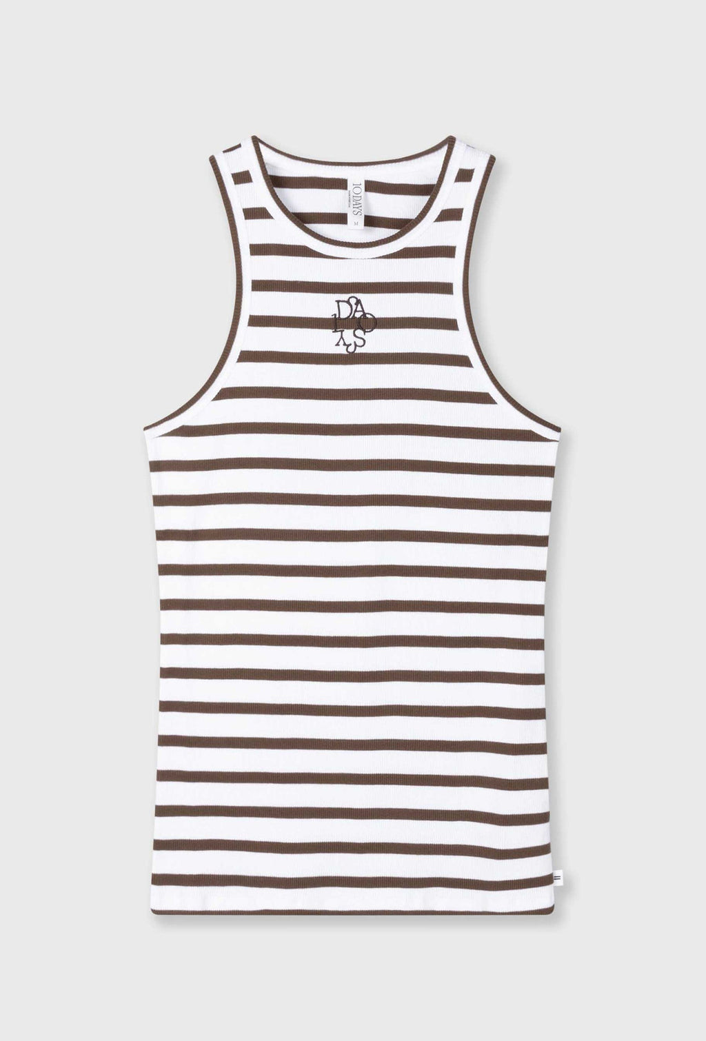 10DAYS tank top de mujer rib stripes - 20-453-6201 – Estilo casual – Tallas XL, 2XL – vista adicional