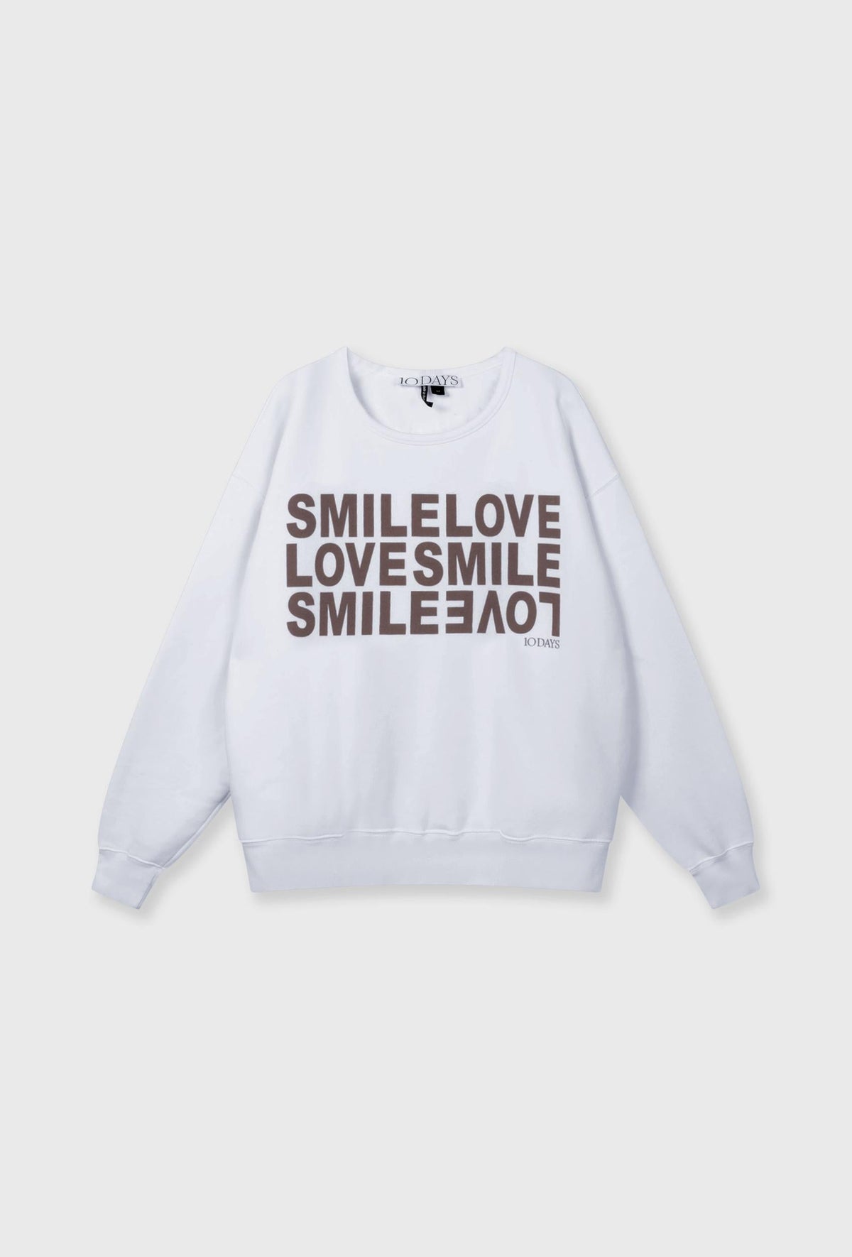 10DAYS statement sweater smile - 20-824-6201 – Sudadera de mujer – Estilo casual – Tallas XS, S – vista adicional