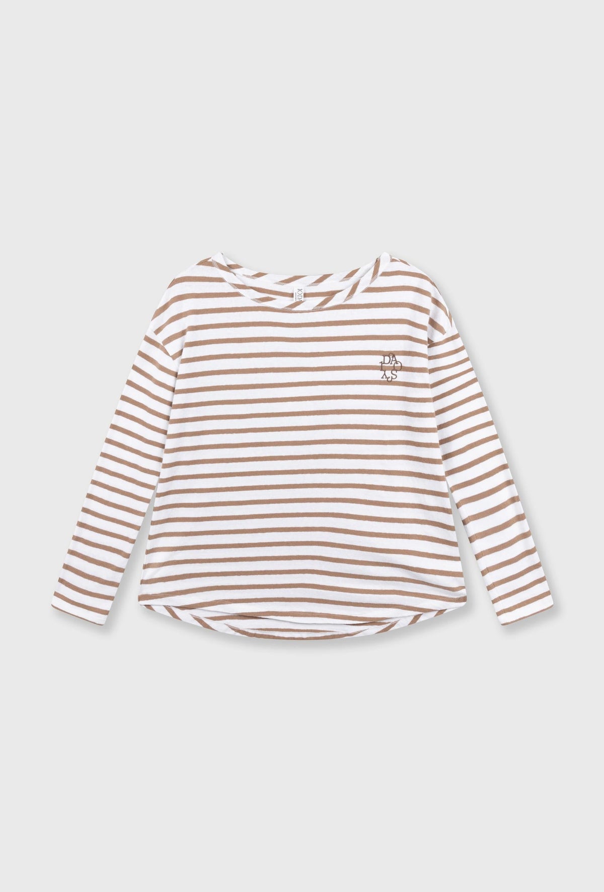 10DAYS long sleeve tee stripes - 20-774-6201 – Camiseta de mujer – Estilo casual – Tallas XS, S, M, L, XL – vista adicional