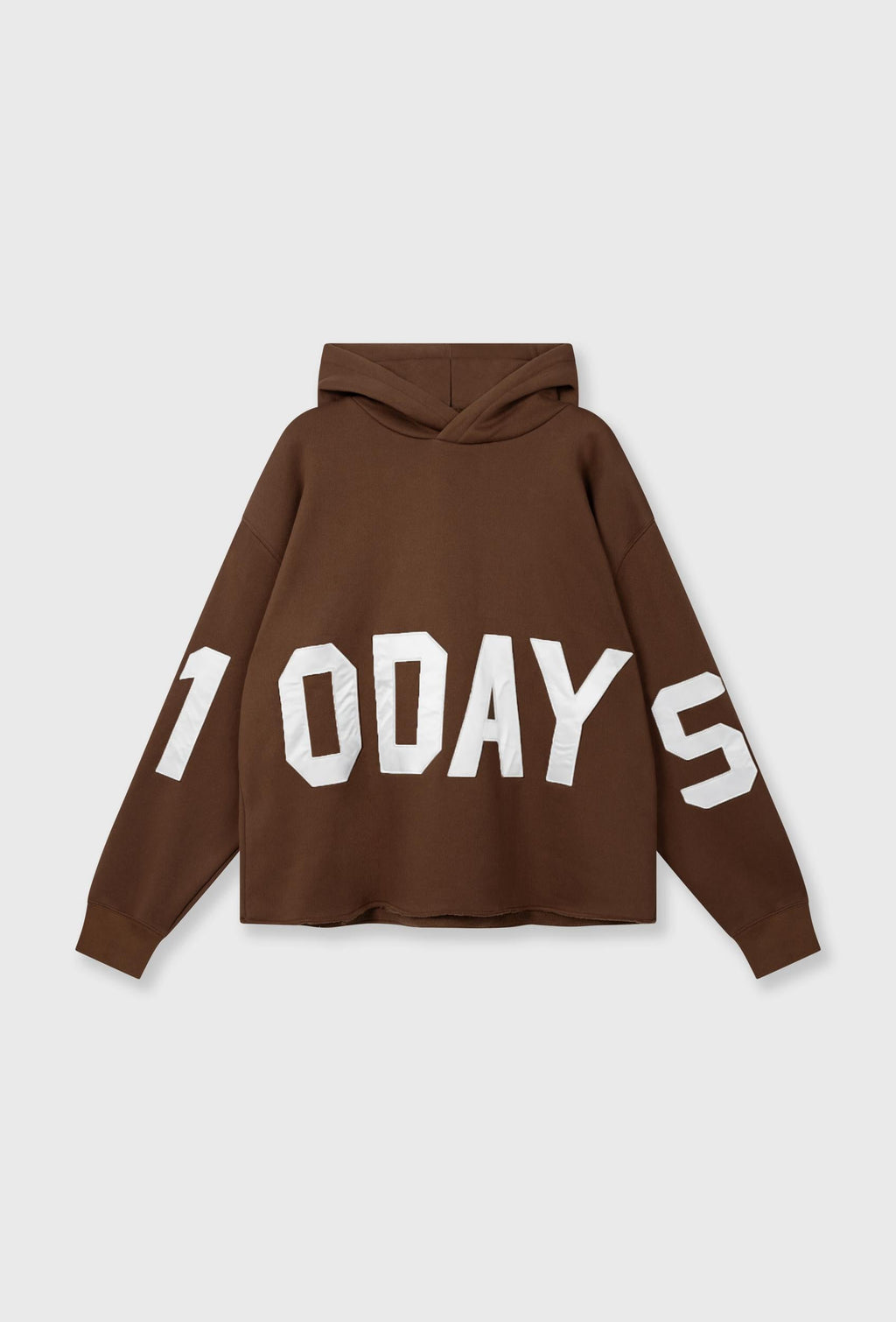 10DAYS statement logo hoodie - 20-810-6201 – Sudadera de mujer – Estilo casual – Tallas XS, M, L – vista adicional
