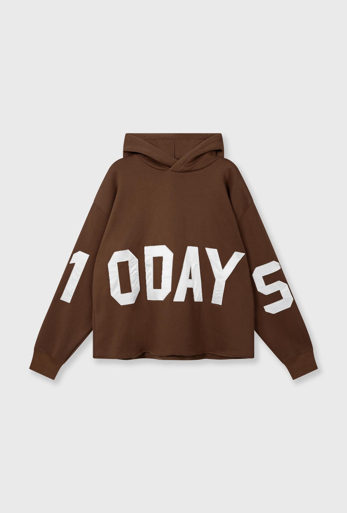 10DAYS statement logo hoodie - 20-810-6201 – Sudadera de mujer – Estilo casual – Tallas XS, M, L – vista adicional