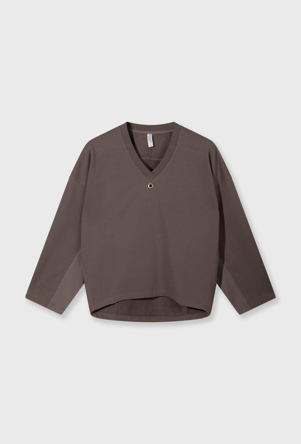 10DAYS sweater v-neck fleece - 20-824-6202 – Sudadera de mujer – Estilo casual – Talla XS – vista adicional