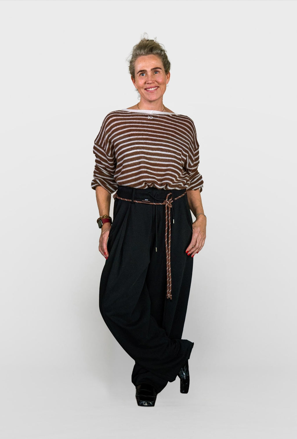 10DAYS Thin V-Neck Knit Sweater - 20-612-6201 – Jersey de mujer de punto – Estilo casual – Talla S – vista adicional