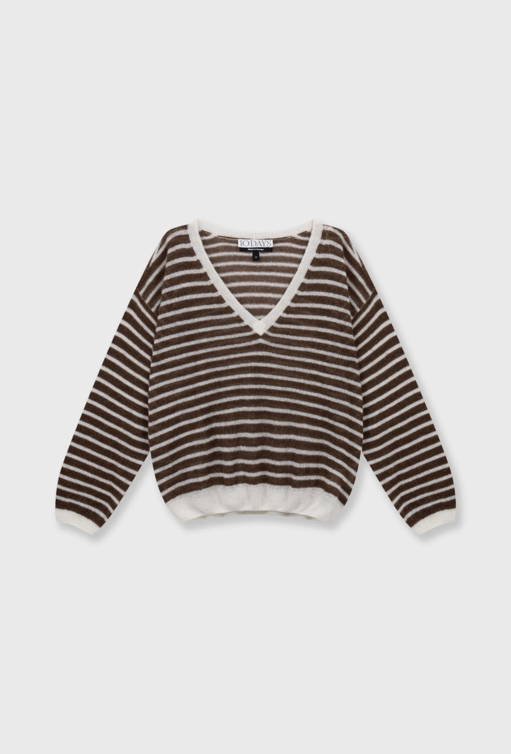 10DAYS Thin V-Neck Knit Sweater - 20-612-6201 – Jersey de mujer de punto – Estilo casual – Talla S – vista adicional