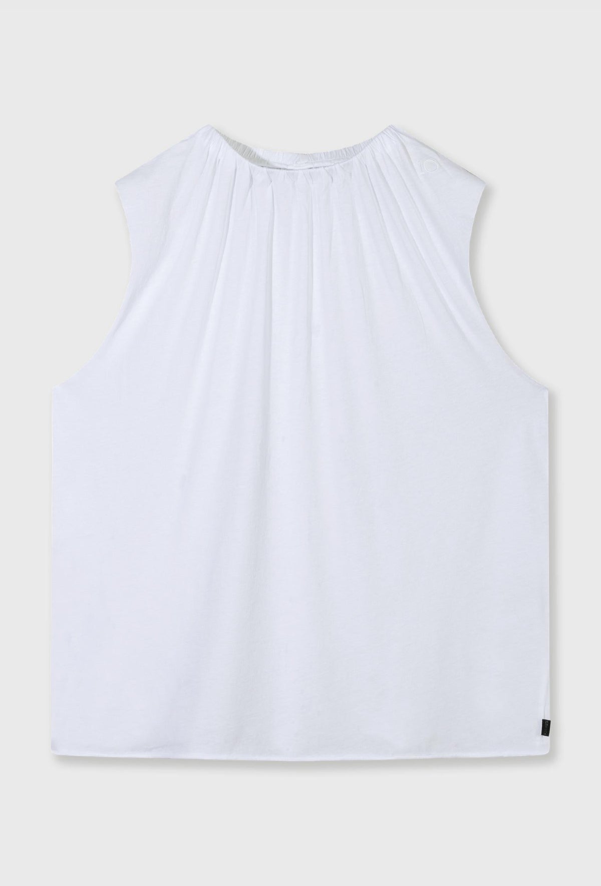 10DAYS – pleated top de mujer jersey – Estilo casual – Tallas M, L – vista adicional