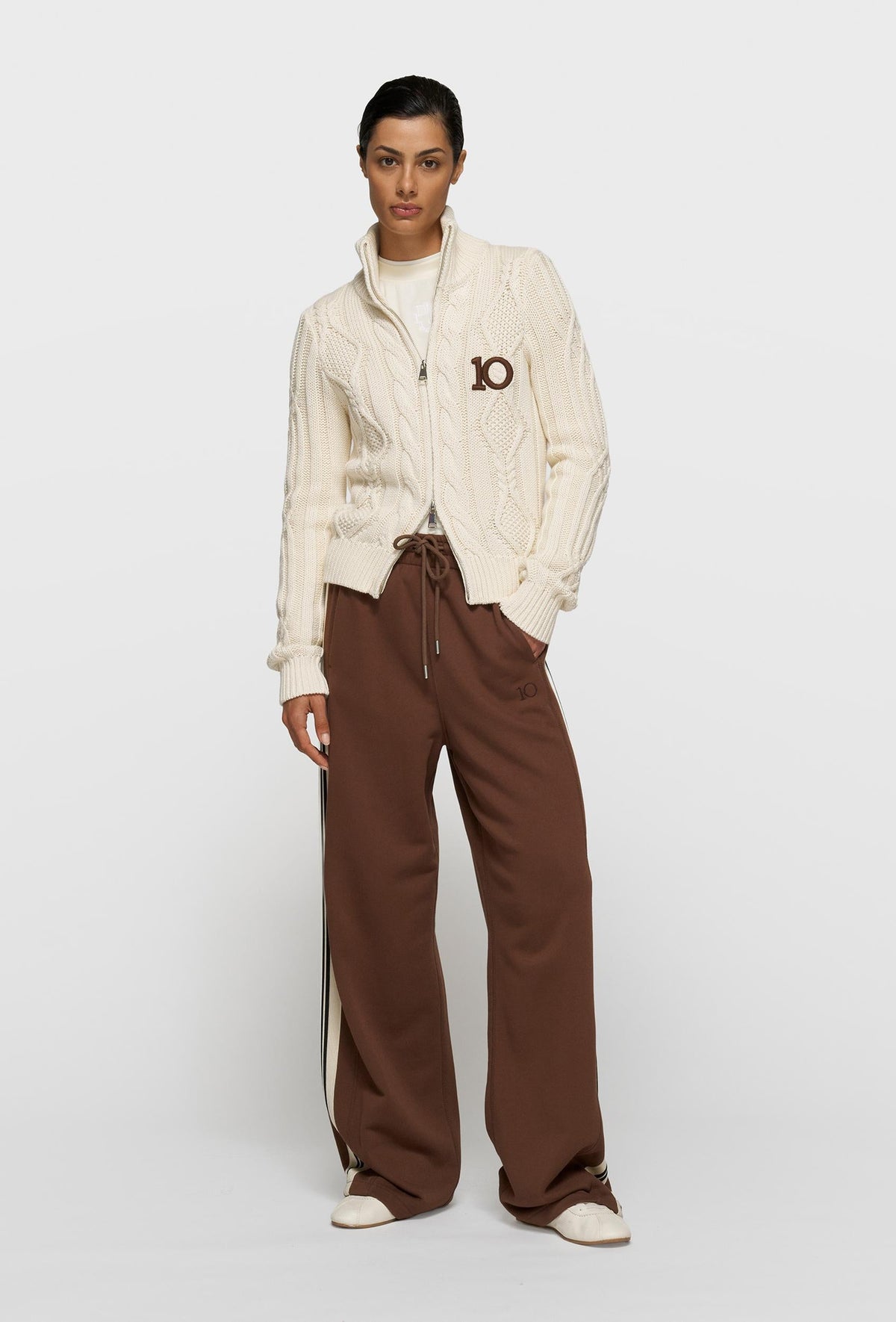 10DAYS – cable knit zip – Jersey de mujer – Estilo casual – Tallas M, L – vista adicional