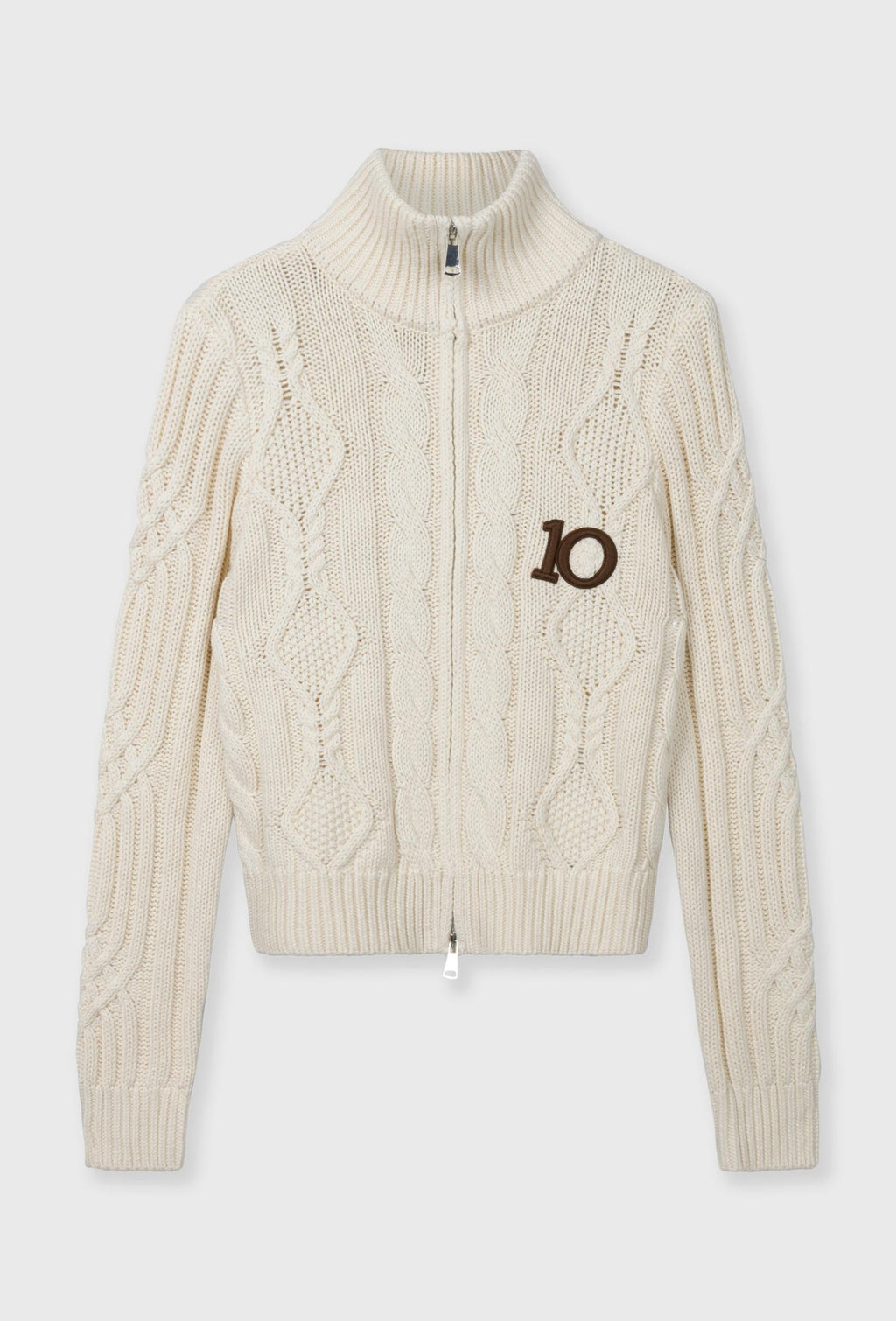 10DAYS – cable knit zip – Jersey de mujer – Estilo casual – Tallas M, L – vista adicional