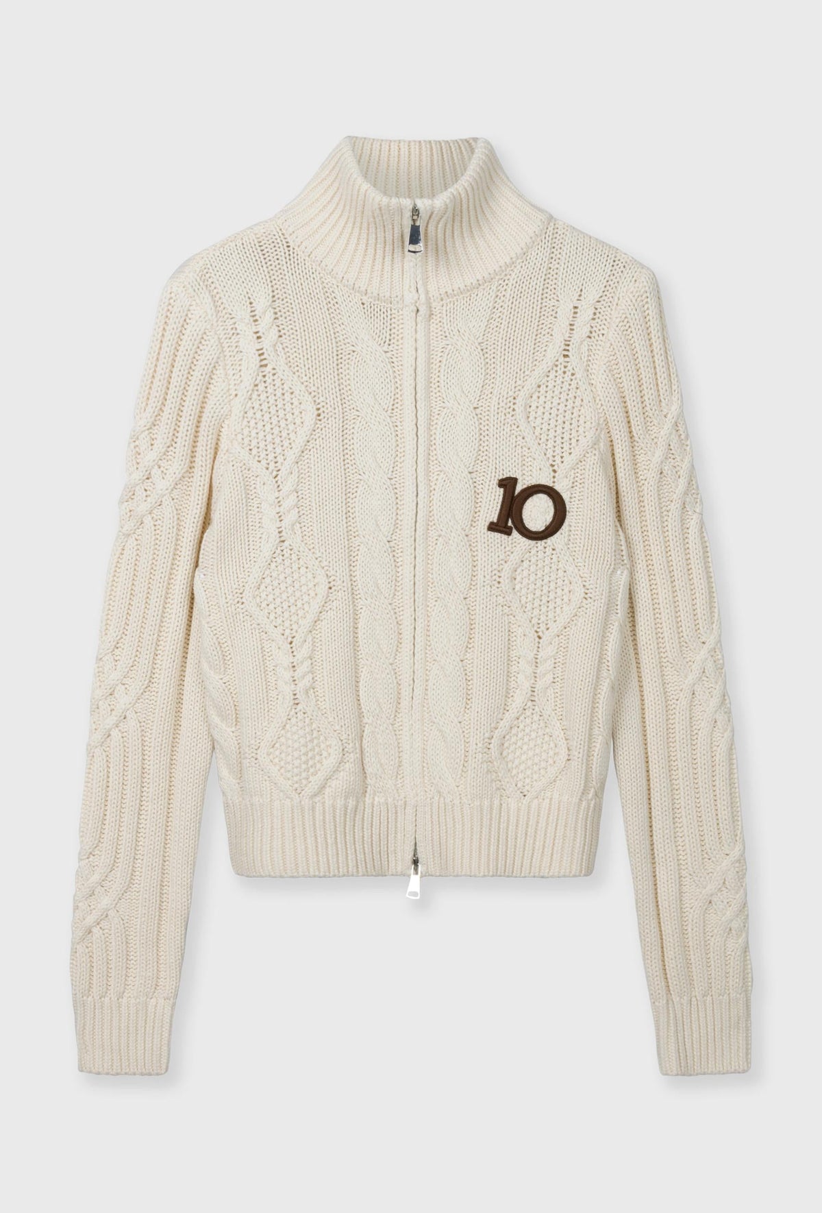 10DAYS – cable knit zip – Jersey de mujer – Estilo casual – Tallas M, L – vista adicional