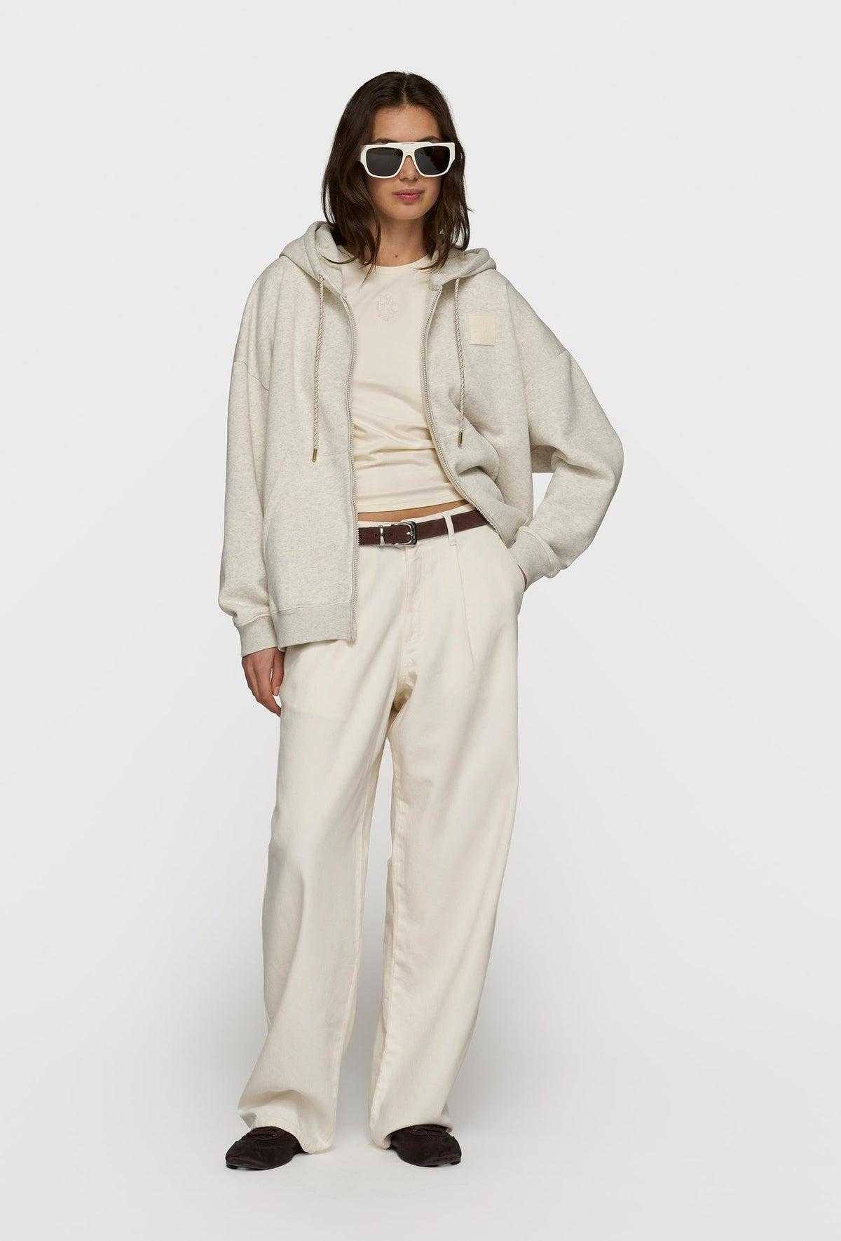 10DAYS – zip cardigan – Cárdigan de mujer con cremallera – Estilo casual elegante – Tallas M, L – vista adicional