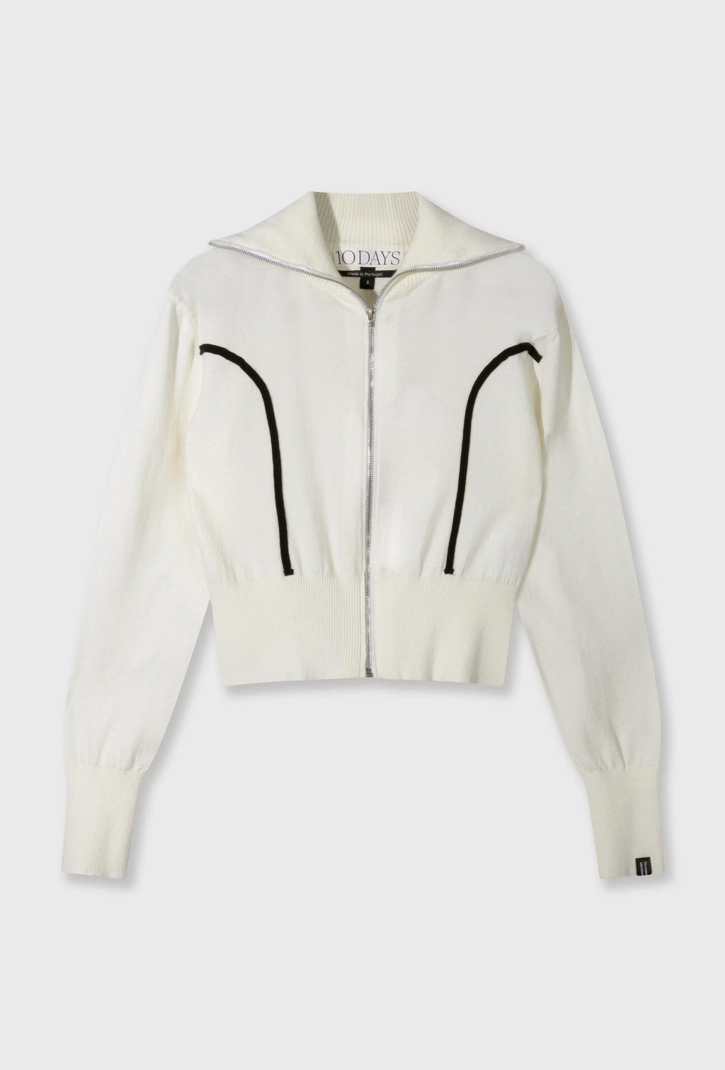 10DAYS – slim knit cardigan – Cárdigan de mujer de punto y corte ajustado – Estilo casual elegante – Tallas S, M, L – vista adicional