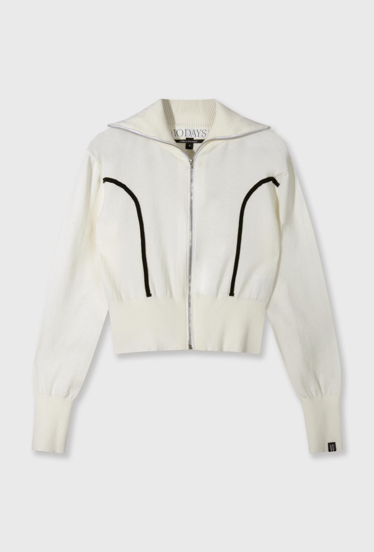 10DAYS – slim knit cardigan – Cárdigan de mujer de punto y corte ajustado – Estilo casual elegante – Tallas S, M, L – vista adicional