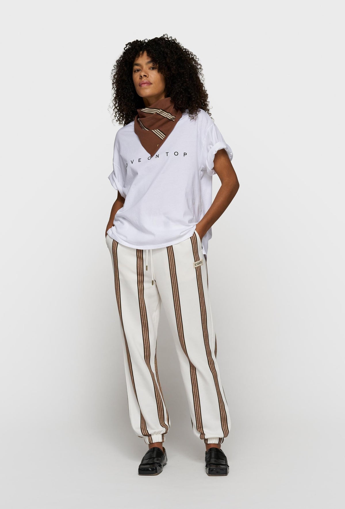 10DAYS – love tee – Camiseta de mujer – Estilo casual – Talla L – vista adicional