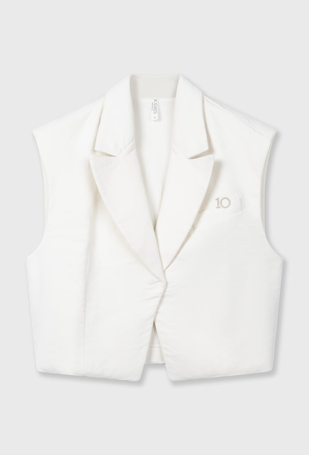 10DAYS Sleeveless Blazer – Blazer sin mangas de mujer – Estilo casual elegante – Talla L – vista adicional