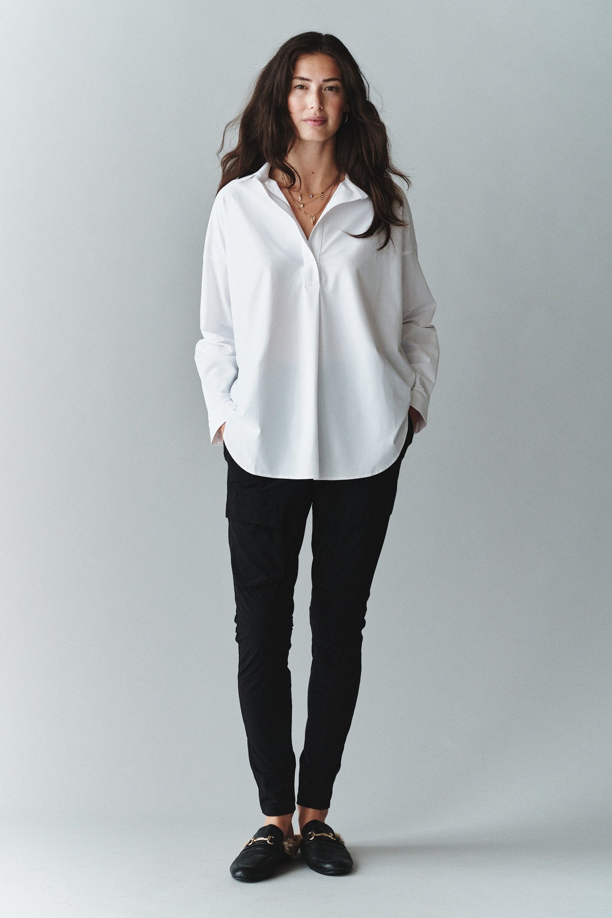 PENN&INK N.Y. MAGDA Blusa de mujer – Estilo casual elegante – Tallas 36, 38, 40, 42, 44 – vista adicional