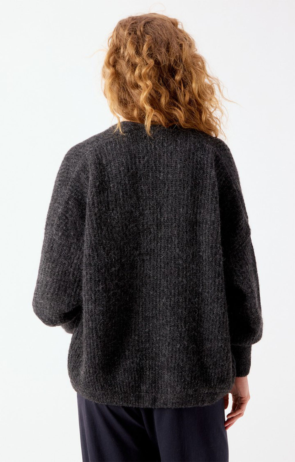 American Vintage EAST19AH26 – Cárdigan de mujer de manga larga – Estilo casual – Talla M/L – vista adicional