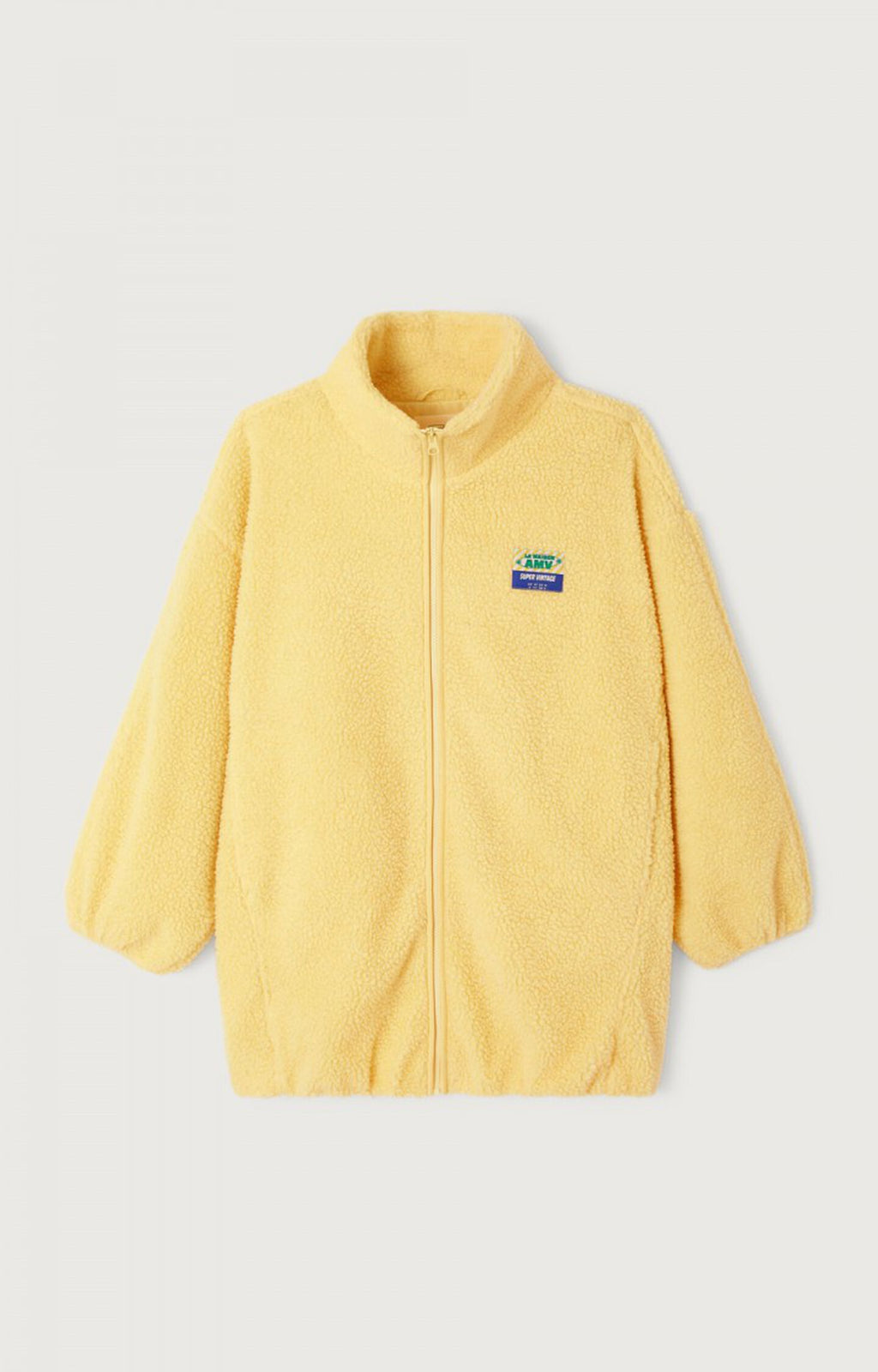 American Vintage HOK17AH26 – Abrigo de mujer de manga larga y corte amplio – Estilo casual – Tallas XS/S, M/L – vista adicional