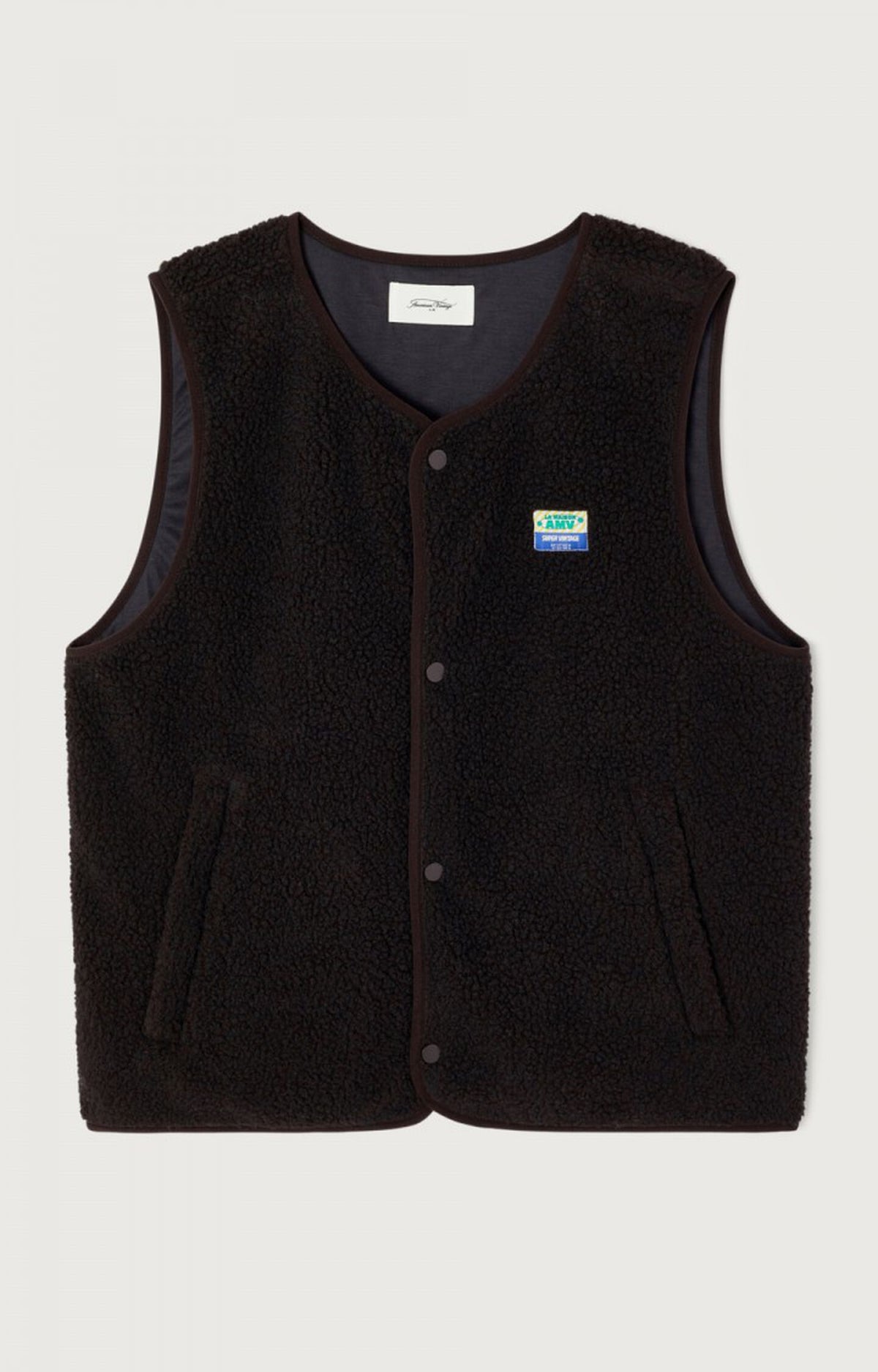 American Vintage MHOK16AH26 – Chaqueta de hombre sin mangas – Estilo casual – Tallas S, M/L, XL – vista adicional