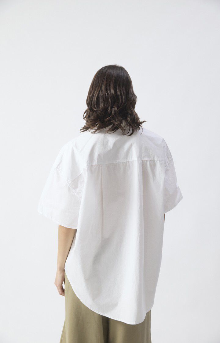 American Vintage HAVANAROW – Camisa de mujer blanca – Estilo casual elegante – Talla M/L – vista adicional