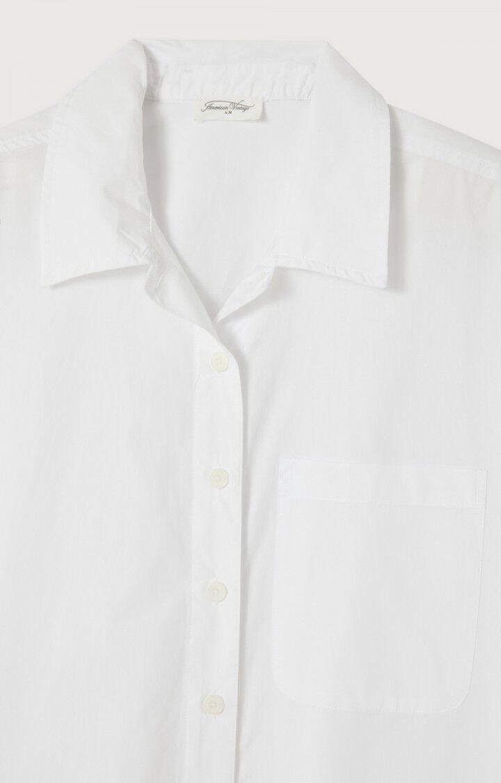 American Vintage HAVANAROW – Camisa de mujer blanca – Estilo casual elegante – Talla M/L – vista adicional