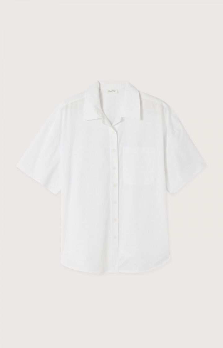 American Vintage HAVANAROW – Camisa de mujer blanca – Estilo casual elegante – Talla M/L – vista adicional