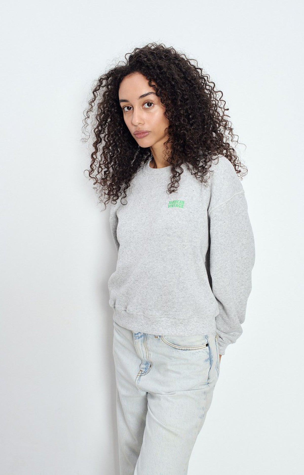 American Vintage EVONA – Sudadera de mujer – Estilo casual – Tallas S, M, L – vista adicional