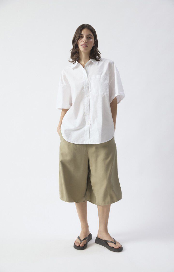 American Vintage HAVANAROW – Camisa de mujer blanca – Estilo casual elegante – Talla M/L – vista adicional