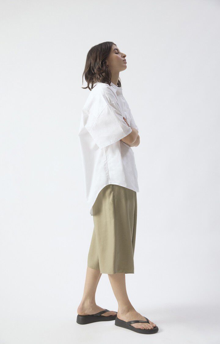 American Vintage HAVANAROW – Camisa de mujer blanca – Estilo casual elegante – Talla M/L – vista adicional