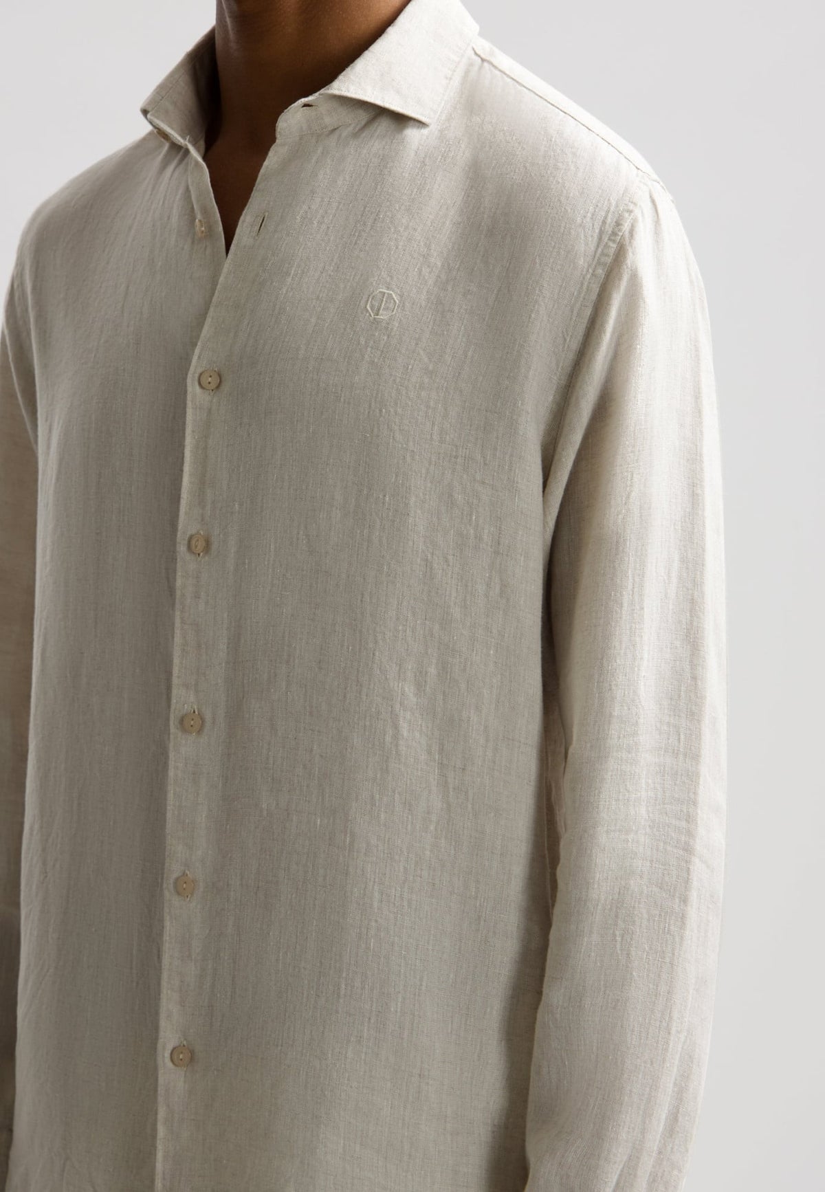 DSTREZZED Jagger – Camisa de lino 100% para hombre – Estilo casual elegante – Tallas S, M, L, XL y XXL – vista adicional