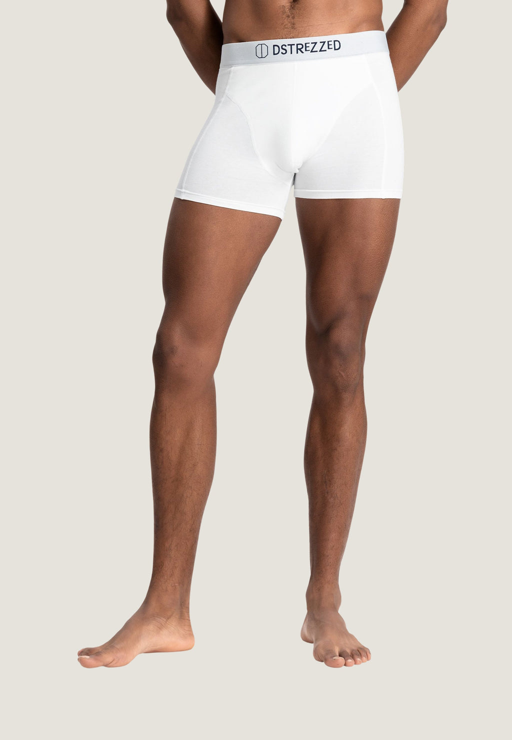 DSTREZZED Chaplin 2 Pack Boxers Bamboo Blend 707014 White